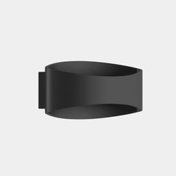 Черное бра, перспективный ракурс с креплением сзади