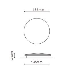 Светильник настенный GW CIRCUS белый, 4000K, 6 Вт, GW-8663S-6-WH-NW