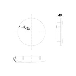Светильник настенный GW CIRCUS белый, 3000K, GW-8663L-9-WH-WW