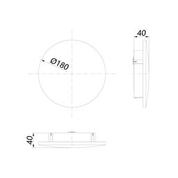Светильник настенный GW CIRCUS белый, 4000K, GW-8663L-9-WH-NW