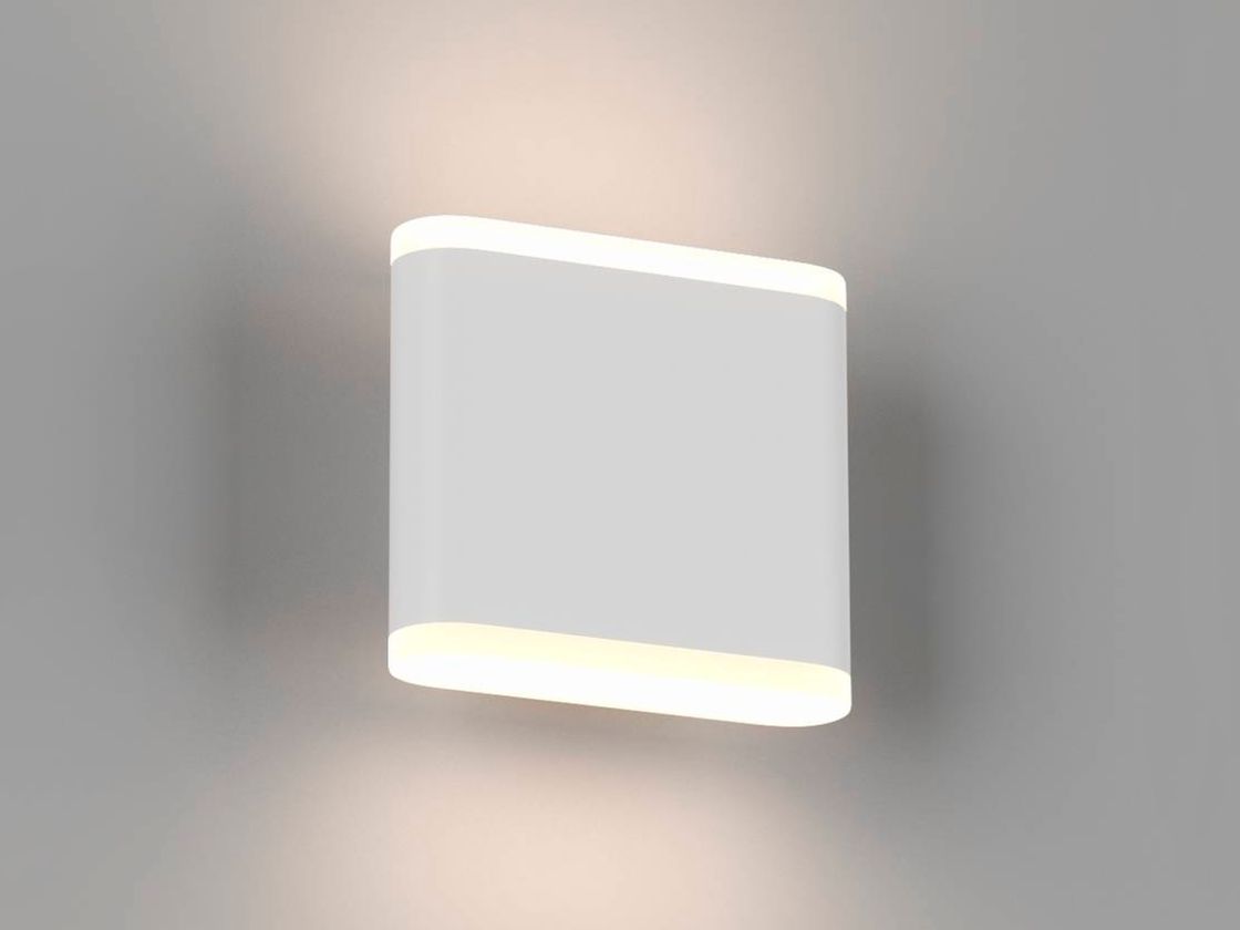 Настенный светильник на стене, тёплое свечение вверх вниз