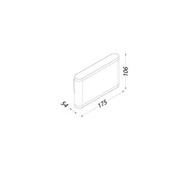 Светильник настенный GW BRAVO черный, 4000K, GW-6080L-12-BL-NW
