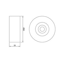 Светильник InLondon FUTUR черный, теплый белый свет, LC1528BK-5-WW