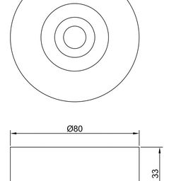 Светильник InLondon FUTUR белый, 5 Вт, теплый свет, LC1528FWH-5-WW