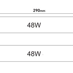 Блок питания сверxтонкий для светодиодных лент, 48 W, 12V, L-48-12