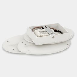 Настенный светильник белый, задняя часть с драйвером