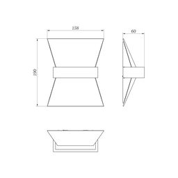 Светильник настенный GW FRONT, GW-1050-7-WH-WW