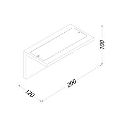 Светильник настенный GW SKY белый, GW-6817-12-WH-WW