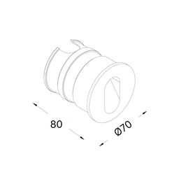 Светильник настенный GW FLOOR R белый 4000K, GW-R612-3-WH-NW