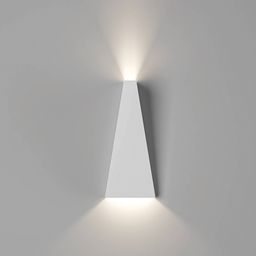 Настенный светильник белый, свечение вверх и вниз