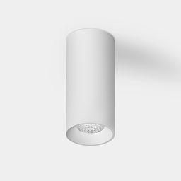 Накладной светильник VILLY белый цилиндрический вид снизу