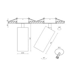 Схема установки и поворота крепления Villy M4