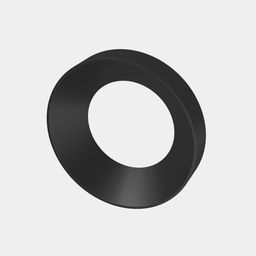 Сменный дефлектор черный, кольцо, фронтальный вид