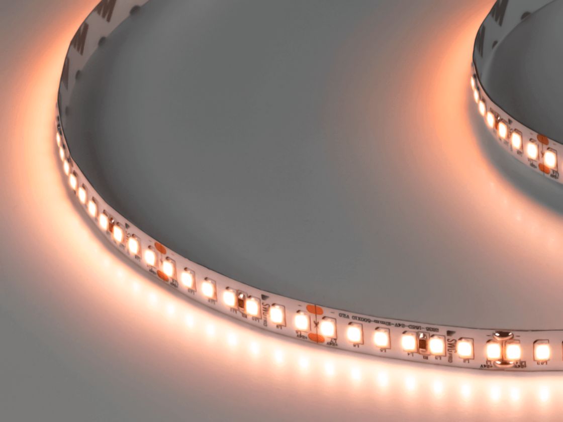 Светодиодная лента SWG PRO 2835, 168 LED/м, 17,3 Вт/м, 24В , IP20, Цвет: Теплый белый, SWG2P168-24-17.3-WW-20