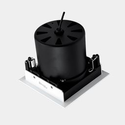 Встраиваемый светильник SPL, вид сзади, пружинные фиксаторы