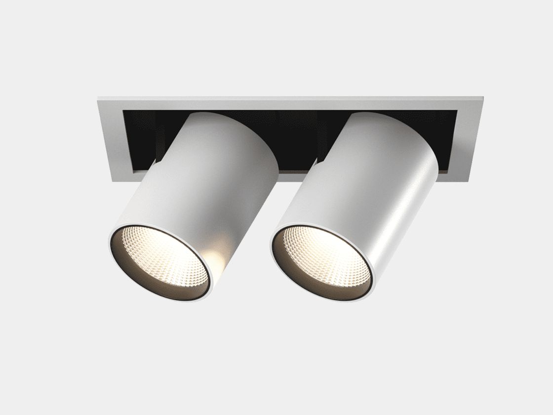 Два поворотных модуля светильника SPL, тёплое свечение