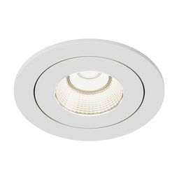 Светильник светодиодный потолочный встраиваемый наклонный, серия FA, Белый, 7,5Вт, IP54, Теплый белый (3000К), FA-NIA-179612EA-WH-WW