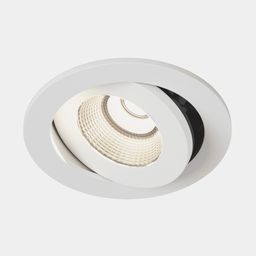 Встраиваемый поворотный светильник белый, наклонный модуль