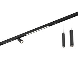 Черный низковольтный трек SY в интерьере