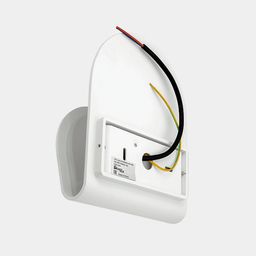 Настенный LED светильник белый, вид сзади, провода