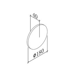 Светильник настенный JY CIRCUS-2 180 мм, LW-A0137B-BL-WW
