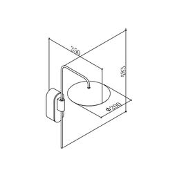 Светильник настенный JY COUNRY-WALL, LW-A0608-200A-WD-WW