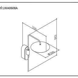 Светильник настенный JY COUNRY-WALL, LW-A0608-200A-WD-WW