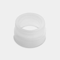 Акриловый дефлектор Villy белого цвета, боковой ракурс