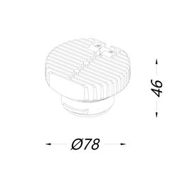 Модуль для светильников серии COMBO, угол рассеивания 60, 12Вт, Теплый белый (3000К), COMBO-BASE1-60-12-WW