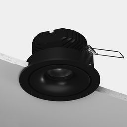 Корпус встраиваемого светильника с пружинным креплением, боковой вид