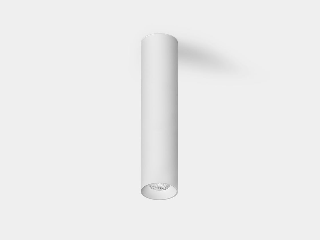 Накладной светильник Villy long белый цилиндрический корпус