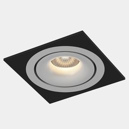 Черная квадратная рамка COMBO с круглой вставкой