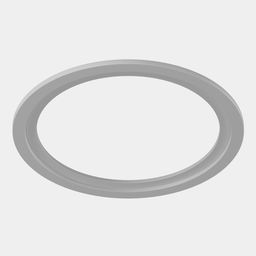 Рамка для серии COMBO 1 круглая, белая, COMBO-1R1-WH