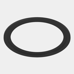 Рамка для серии COMBO 1 круглая, черная, COMBO-1R1-BL