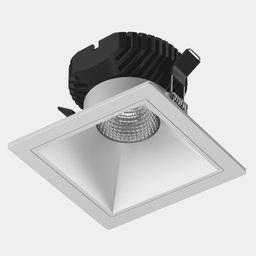 Рамка COMBO с установленным встраиваемым модулем, белая