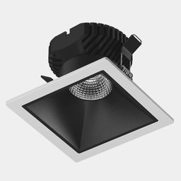 Рамка COMBO белая с черной внутренней вставкой