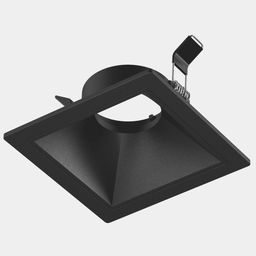 Черная квадратная рамка COMBO 3, вид сзади