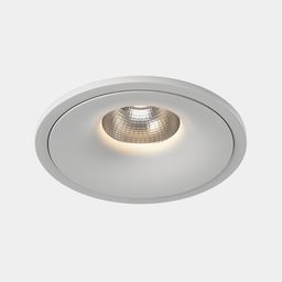 Круглая белая рамка COMBO 4, вид спереди