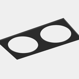 Рамка двойная COMBO 4 с двумя круглыми отверстиями