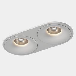 Рамка COMBO 4 на два встраиваемых модуля, пример установки