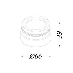 Дефлектор сменный для светильников VILLY, Акрил белый, VL-DFL-AC2