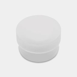 Белый акриловый дефлектор Villy, вид под углом