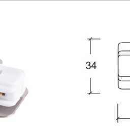 I коннектор для однофазных трековых систем, черный,CN2-BL-I