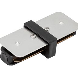 I-коннектор однофазного трека черный, вид сверху