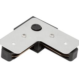 L-образный коннектор трековой системы, вид снизу, контакты