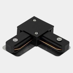 L коннектор для трековых систем, черный,CN2-BL-L