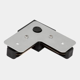 L коннектор для трековых систем, черный,CN2-BL-L