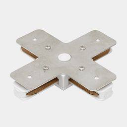 X-Коннектор для однофазных  трековых систем, белый,CN2-WH-X