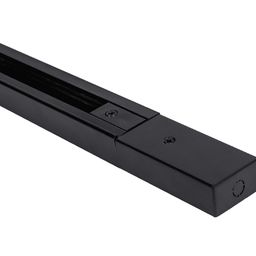 Торцевая часть черного трека с крышкой