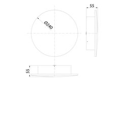 Светильник настенный GW CIRCUS белый, 3000K, 12 Вт, GW-8663S-12-WH-WW